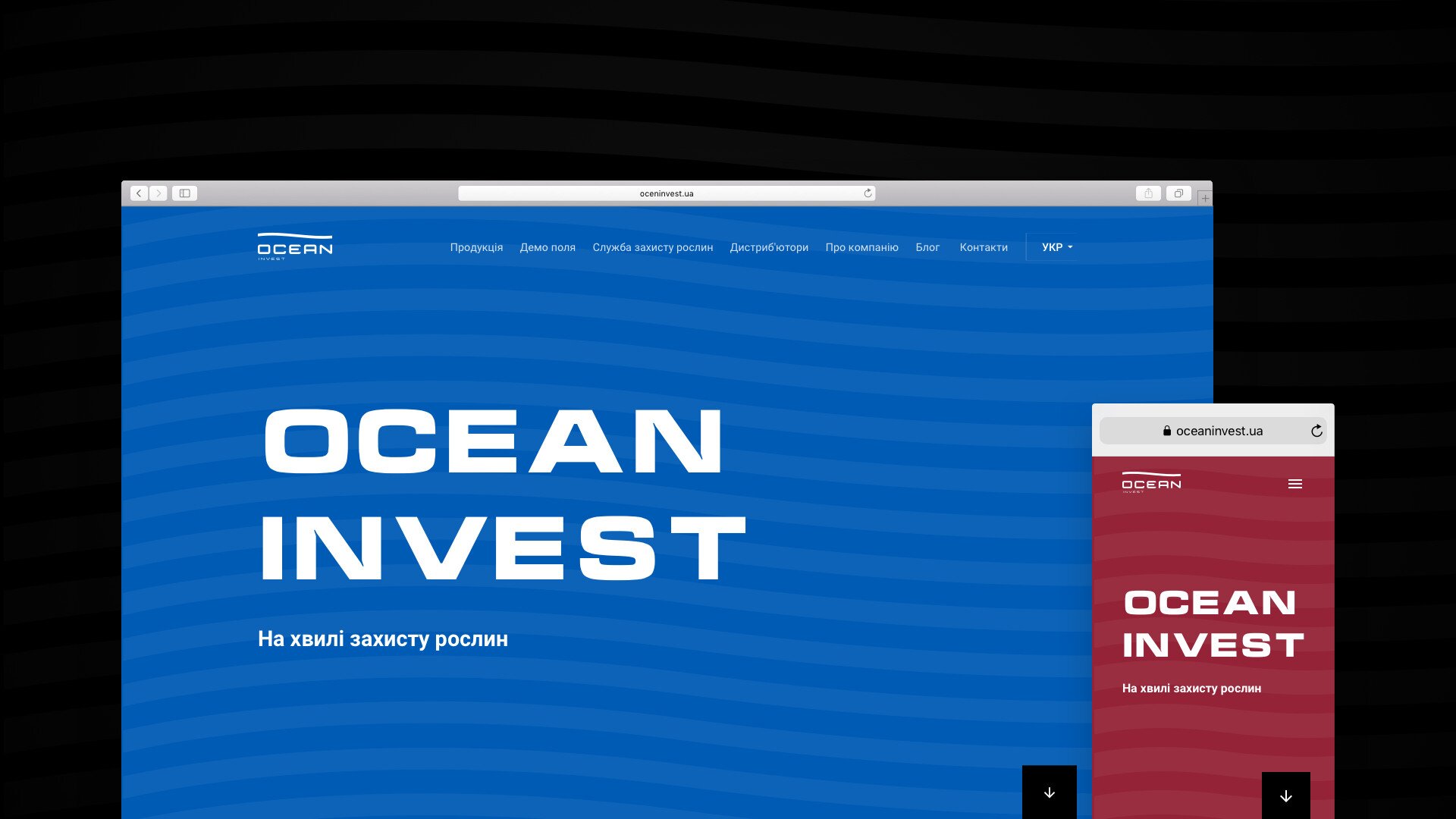 Новый сайт Океан Инвест